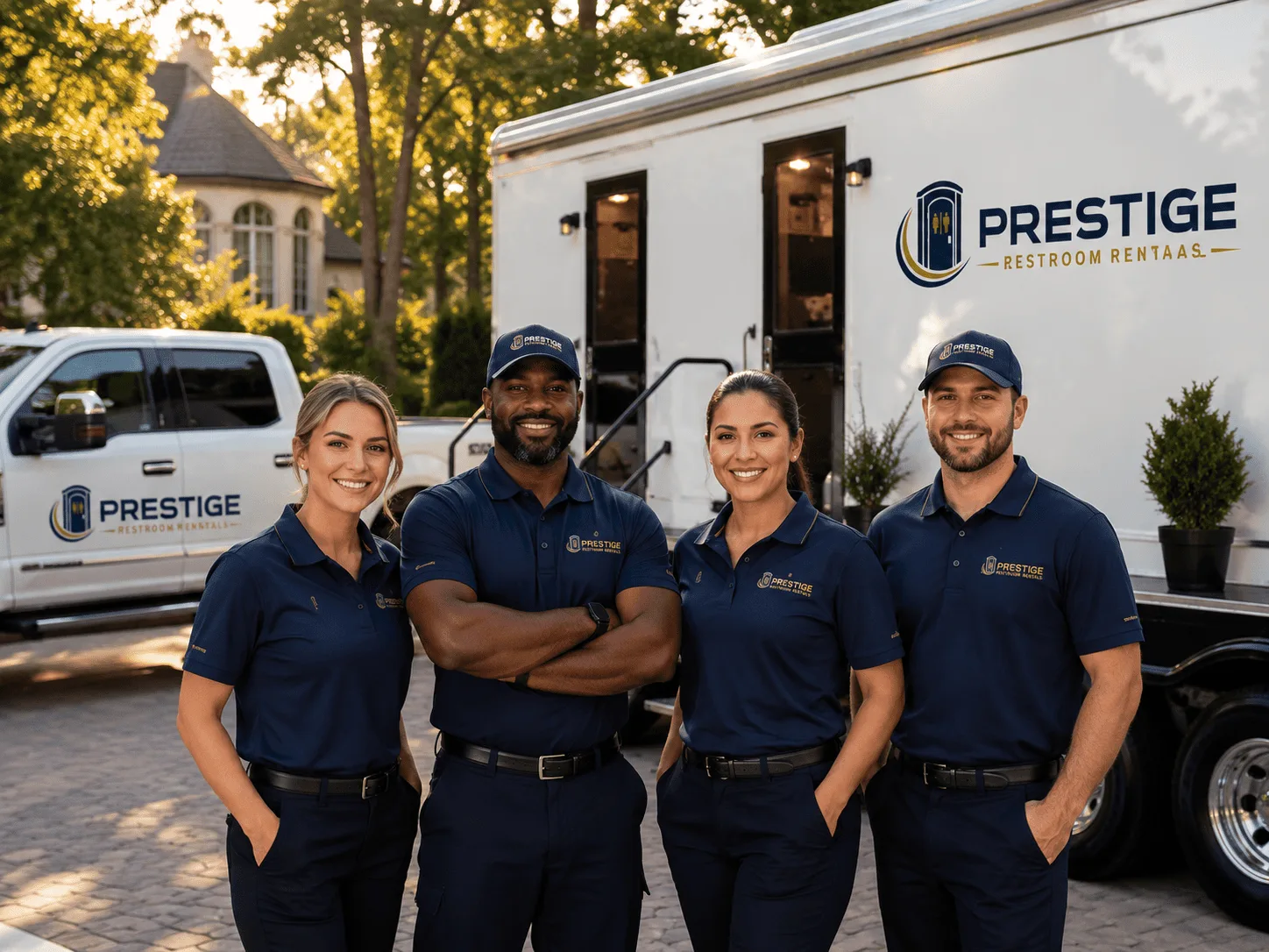 Trusted Luxury Portable Restrooms company in Hallieford, VA